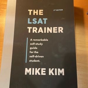 Like new LSAT trainer by Mike Kim, second edition